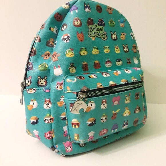 2021 Bioworld Animal Crossing Character Mini Backpack Bag Nintendo Scuffs - Picture 5 of 16